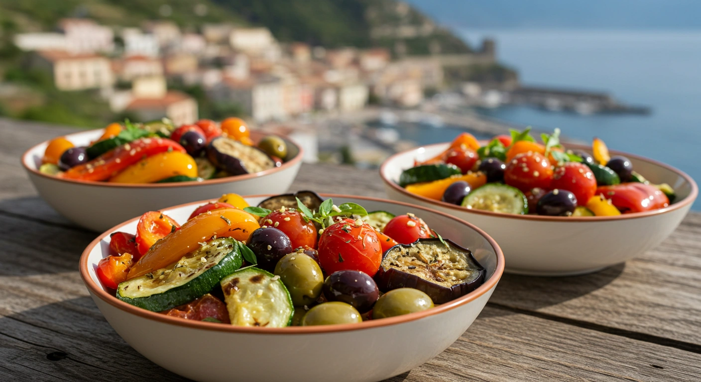 Mediterranean Roasted Veggie Bowls